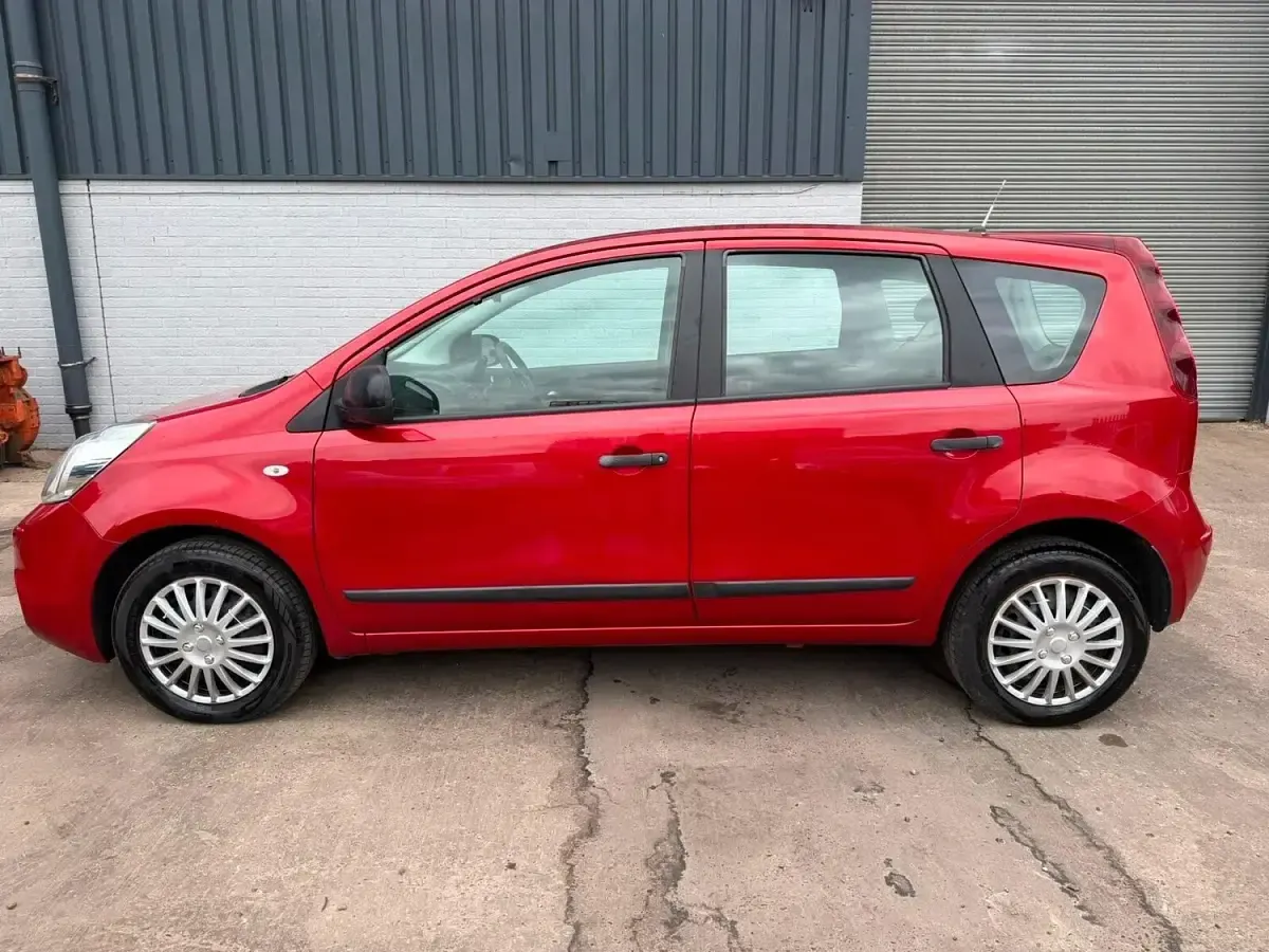 Used Nissan Note Visia 110 HP (80 kW) 2009 Red Hatchback