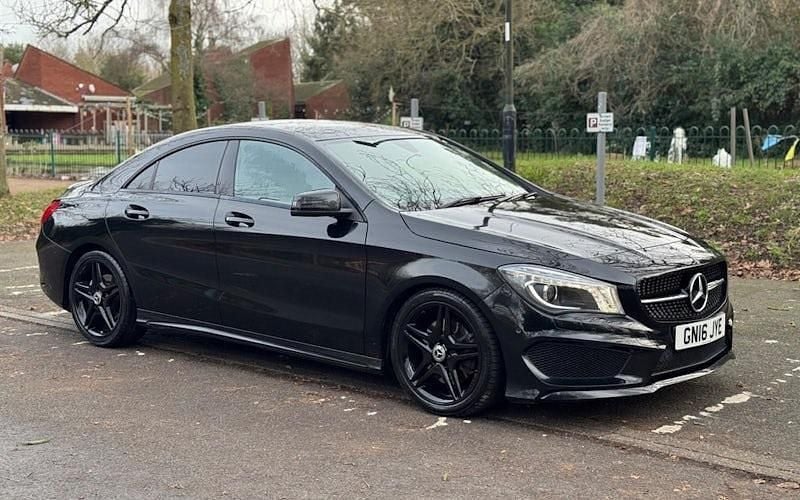 Black Used 2016 Mercedes CLA220 AMG Sedan | £10,495 (Fair price) - Image 1/4