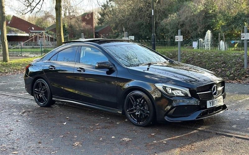 Black Used 2017 Mercedes CLA220 AMG line Sedan | £10,995 (Fair price) - Image 1/4