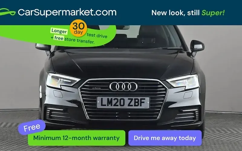 Begagnad Audi A3 e-tron Comfort 204 HK (150 kW) 2020 Svart Halvkombi