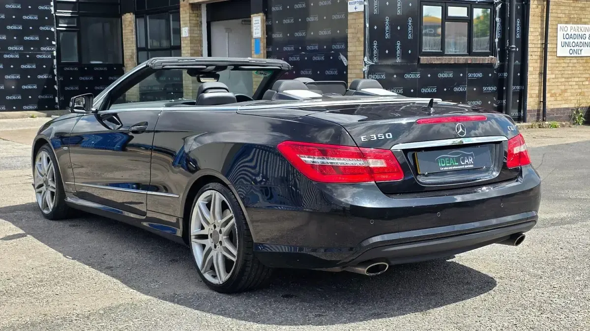 Used Mercedes E350 2011 Black Cabriolet