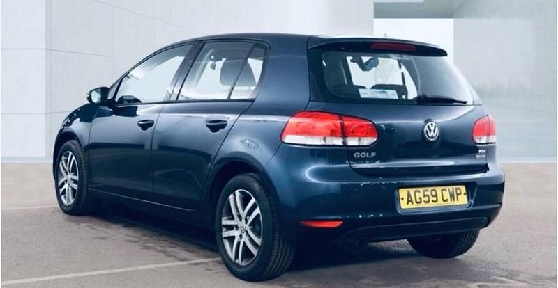 Used VW Golf VI SE 105 HP (77 kW) 2010 Blue Hatchback