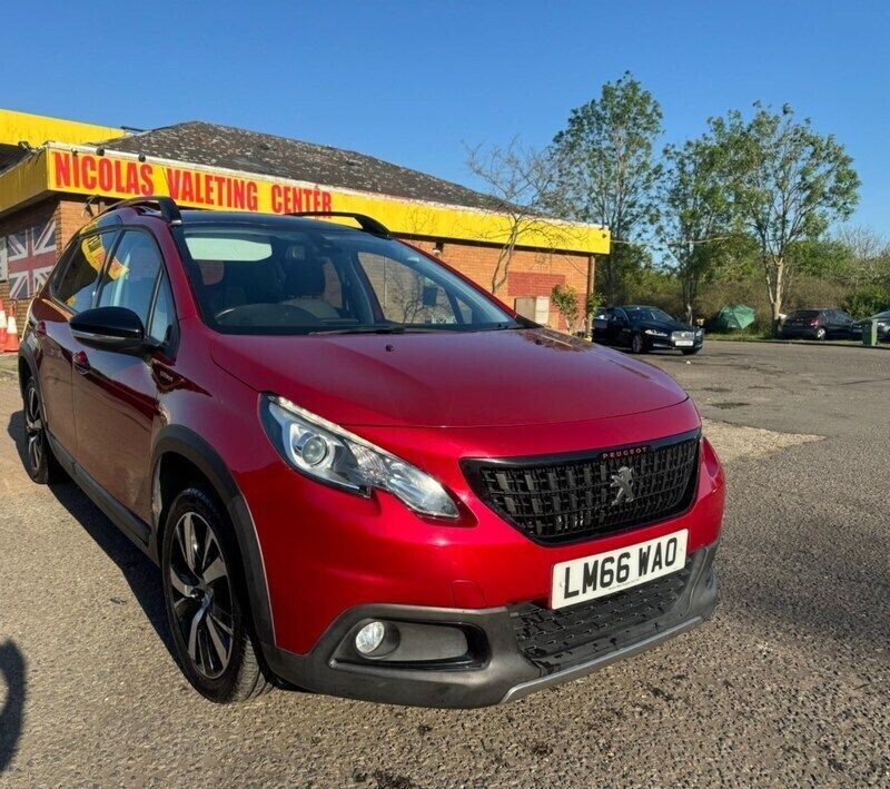 Red Used 2016 Peugeot 2008 GT-line SUV | £5,495 (Fair price) - Image 1/4