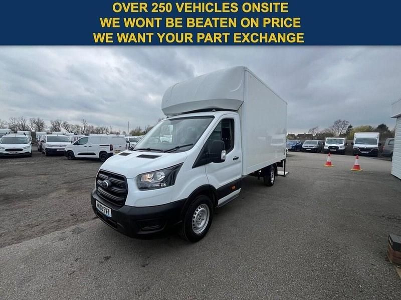 Used Ford Transit S 130 HP (95 kW) 2020 White Cabriolet