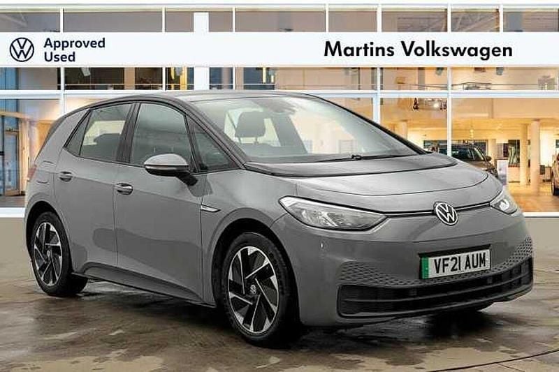Grey Used 2021 VW ID.3 Pro Performance Hatchback | £13,295 (Good price) - Image 1/4