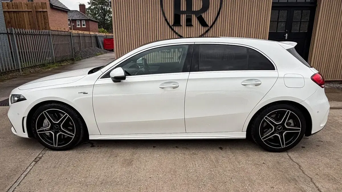 Used Mercedes A35 AMG Premium Plus 2019 White Hatchback