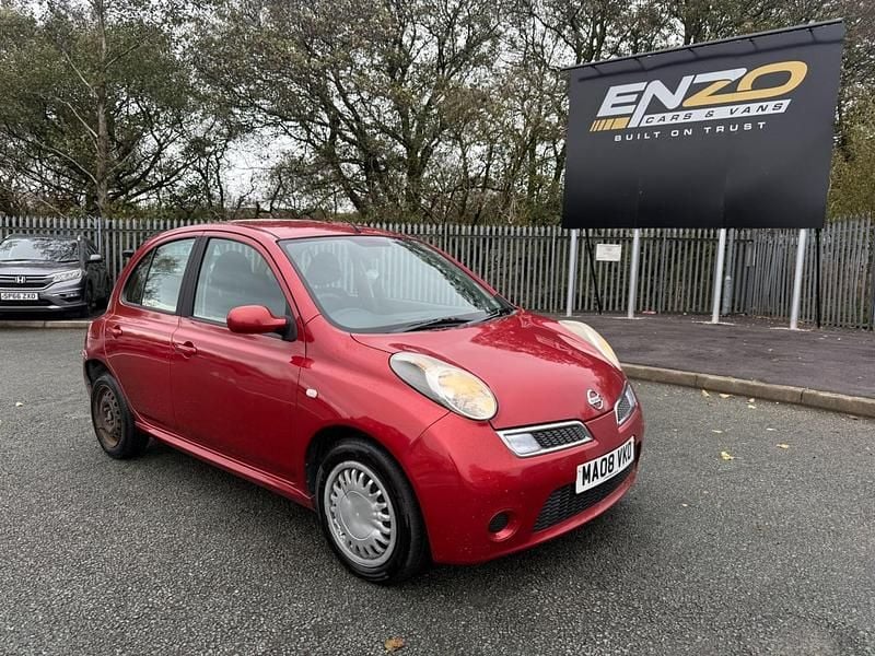 Used Nissan Micra Acenta 79 HP (58 kW) 2008 Red Hatchback