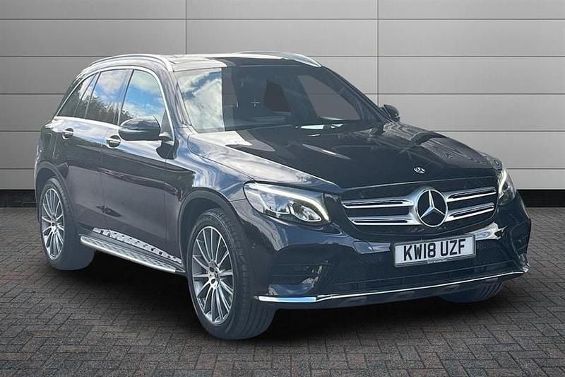 Black Used 2018 Mercedes GLC220 AMG line Estate | £20,550 (A bit pricey) - Image 1/4
