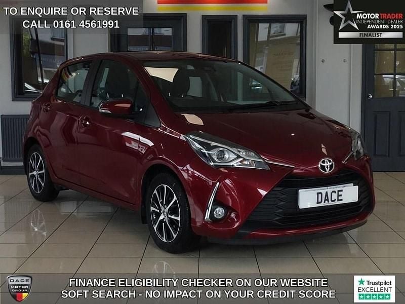 Red Used 2018 Toyota Yaris Hatchback | £11,970 (Fair price) - Image 1/4