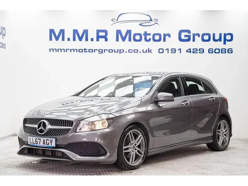 Used Mercedes A180 AMG line 109 HP (80 kW) 2017 Grey Hatchback