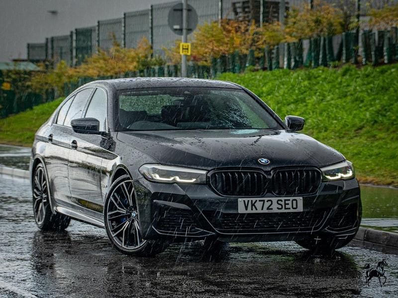 Black Used 2022 BMW 520 M Sport Sedan | £26,800 (Fair price) - Image 1/4