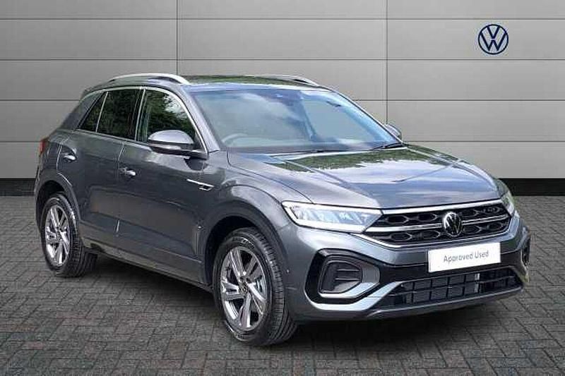 Grey Used 2025 VW T-Roc R-line SUV | £26,292 (Fair price) - Image 1/4