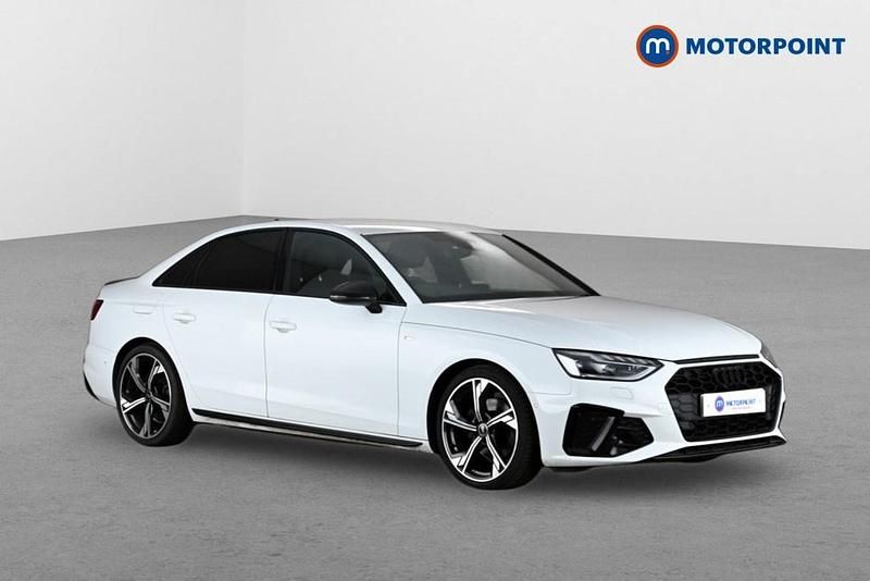 Used Audi A4 Black Edition 190 HP (139 kW) 2024 White Sedan