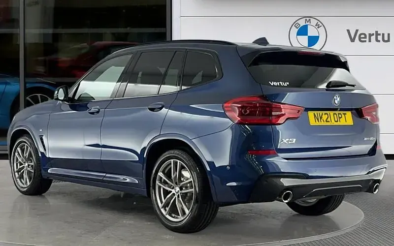 Used BMW X3 M Sport 190 HP (139 kW) 2021 Blue SUV