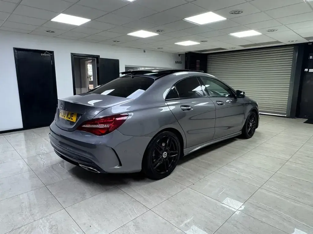 Used Mercedes CLA220 AMG line 177 HP (130 kW) 2018 Grey Sedan
