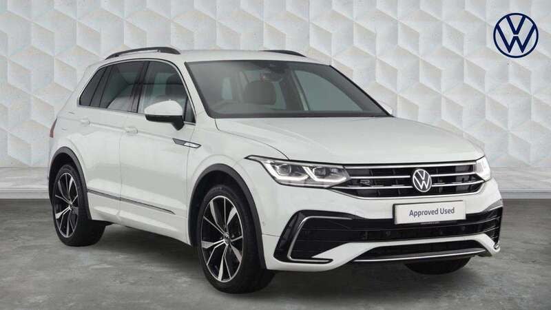 White Used 2023 VW Tiguan R-line SUV | £29,482 (Fair price) - Image 1/4