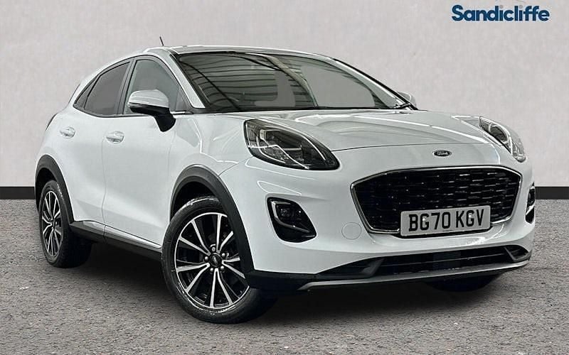White Used 2020 Ford Puma Titanium Hatchback | £13,332 (Fair price) - Image 1/4