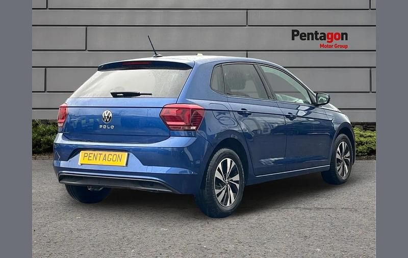 Used VW Polo Match 94 HP (69 kW) 2021 Blue Hatchback