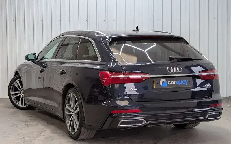 Used Audi A6 S-Line 204 HP (150 kW) 2019 Blue Estate