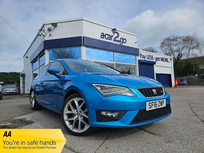 Used Seat Leon FR Sport 180 HP (132 kW) 2016 Blue Coupe
