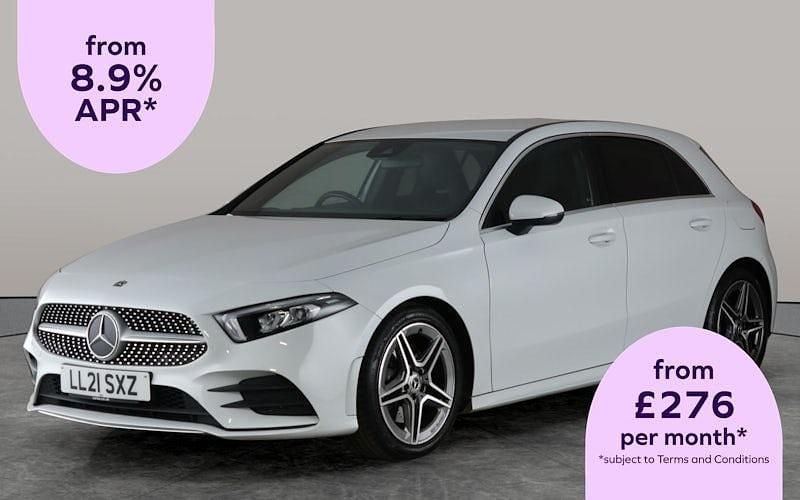 White Used 2020 Mercedes A220 AMG line Hatchback | £18,938 (Fair price) - Image 1/3
