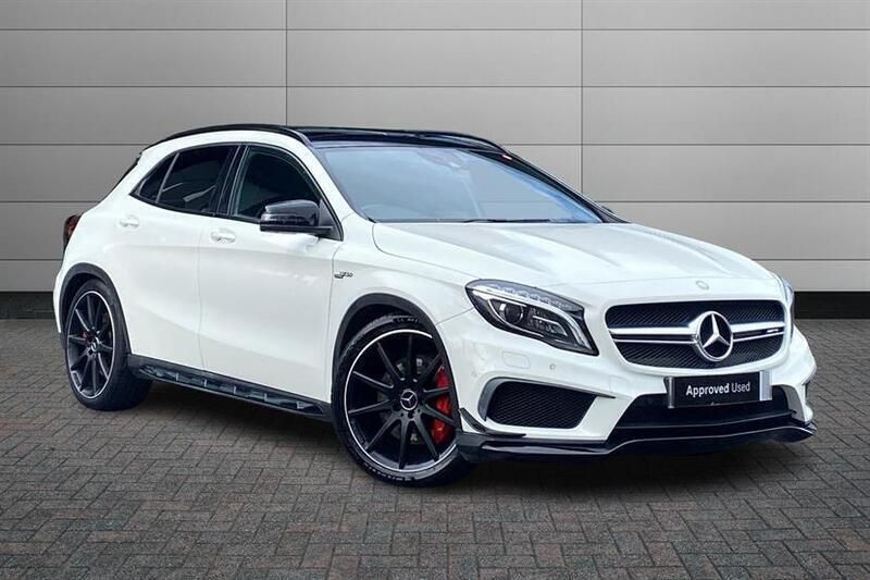 Cirrus white Used 2015 Mercedes GLA45 AMG SUV | £20,995 (Good price) - Image 1/4