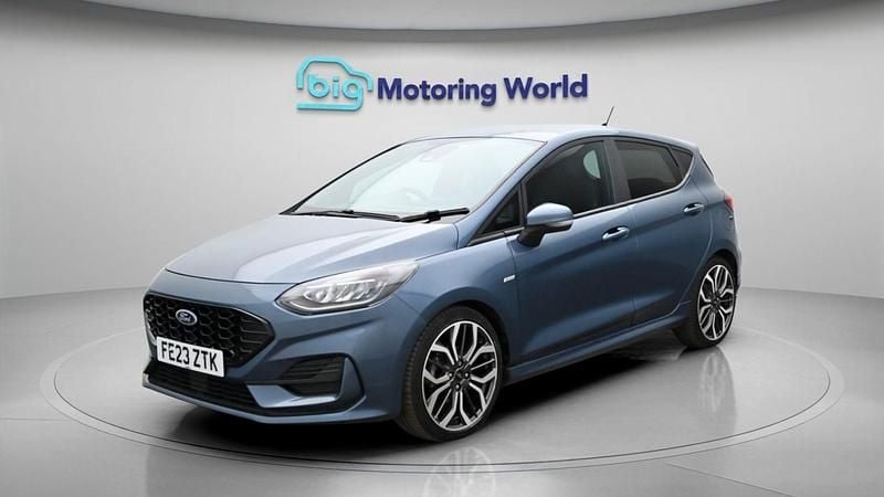 Used Ford Fiesta ST-Line X 125 HP (91 kW) 2023 Blue Hatchback