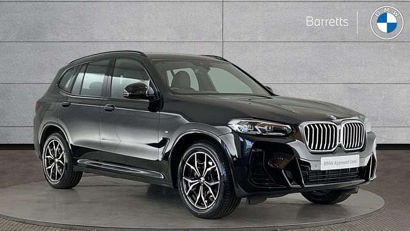 Black Used 2022 BMW X3 M Sport SUV | £32,990 (Fair price) - Image 1/4