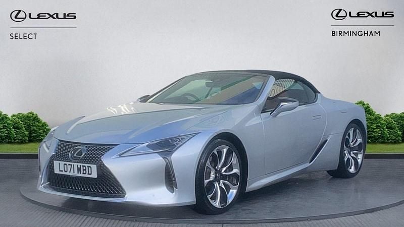 Used Lexus LC 500 Sport Line 464 HP (341 kW) 2022 Silver Cabriolet