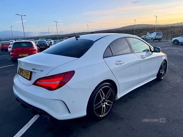 Used Mercedes CLA220 AMG line 177 HP (130 kW) 2016 White Sedan