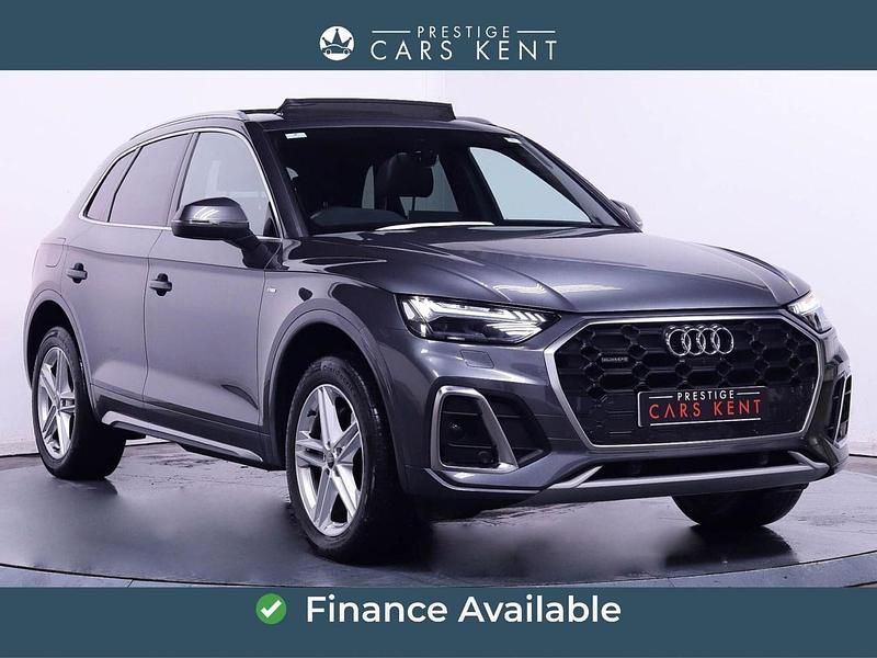 Grey Used 2021 Audi Q5 S-Line SUV | £29,850 (Fair price) - Image 1/4