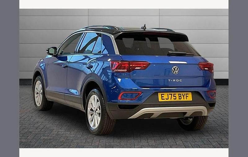 Used VW T-Roc Match 150 HP (110 kW) 2025 Ravenna blue SUV