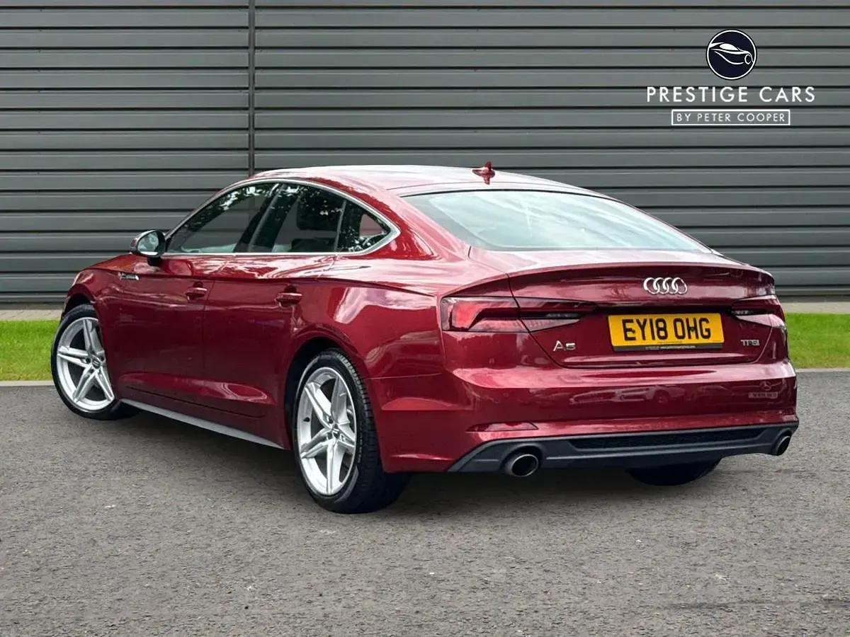 Used Audi A5 Sportback S-Line 2018 Red Hatchback