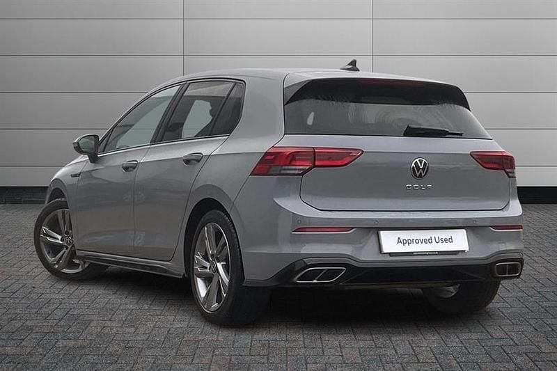 Used VW Golf VIII R-line 130 HP (95 kW) 2021 Moonstone grey Hatchback