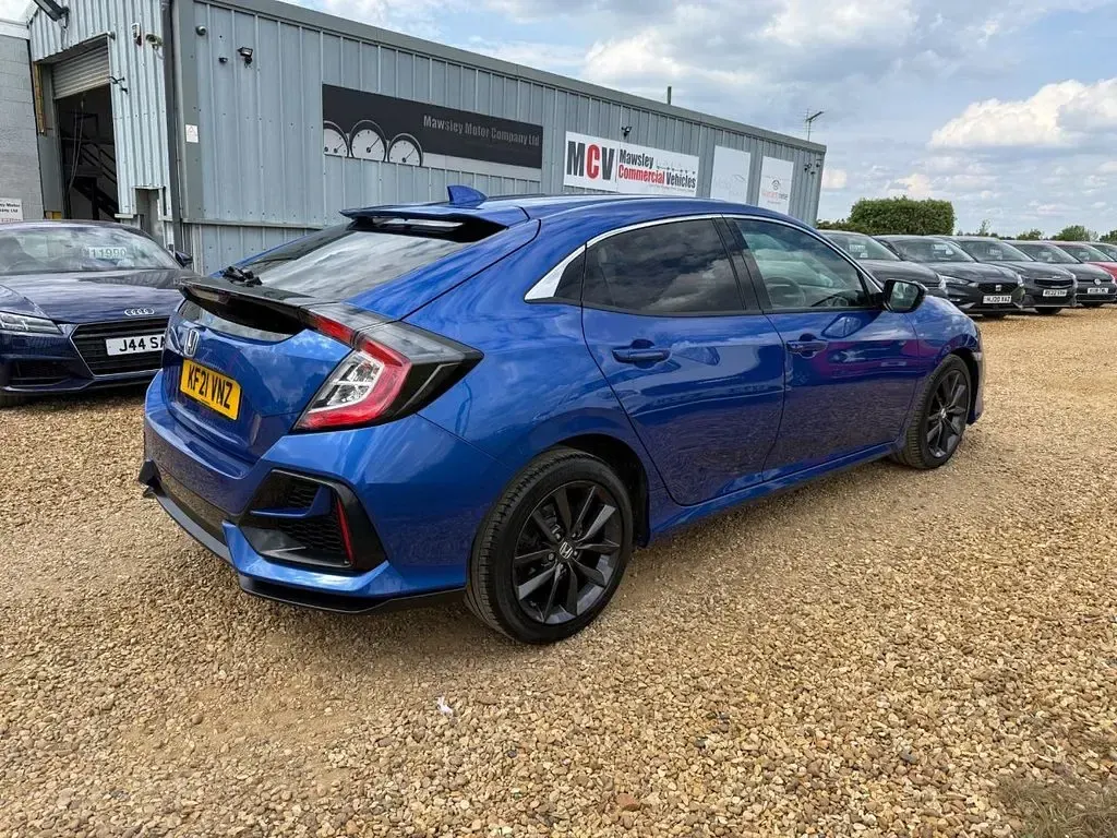 Used Honda Civic SR 126 HP (92 kW) 2021 Blue Hatchback