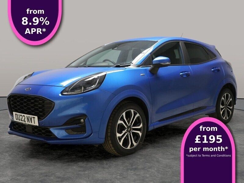 Blue Used 2022 Ford Puma ST-Line SUV | £14,888 (Good price) - Image 1/3