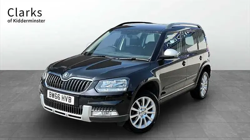 Used Skoda Yeti Business Line 110 HP (80 kW) 2017 Black SUV