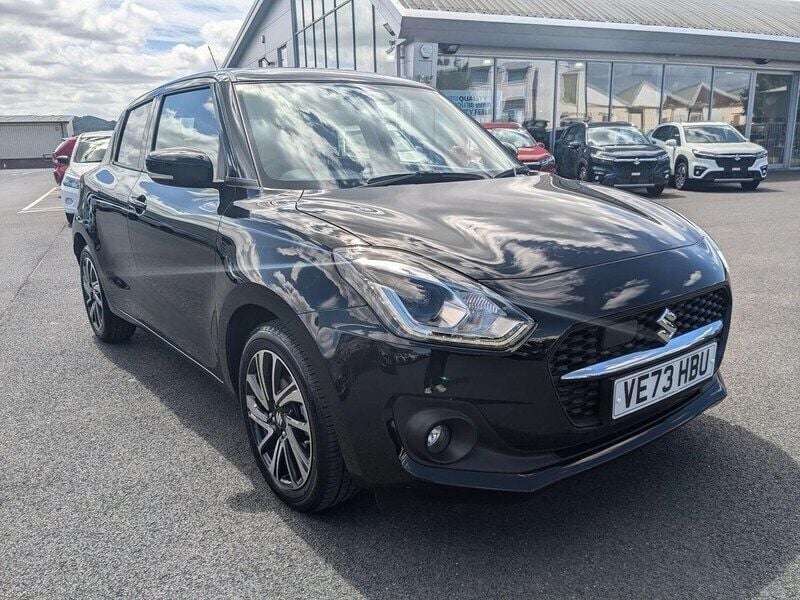 Black Used 2024 Suzuki Swift SZ5 Hatchback | £18,295 (A bit pricey) - Image 1/4