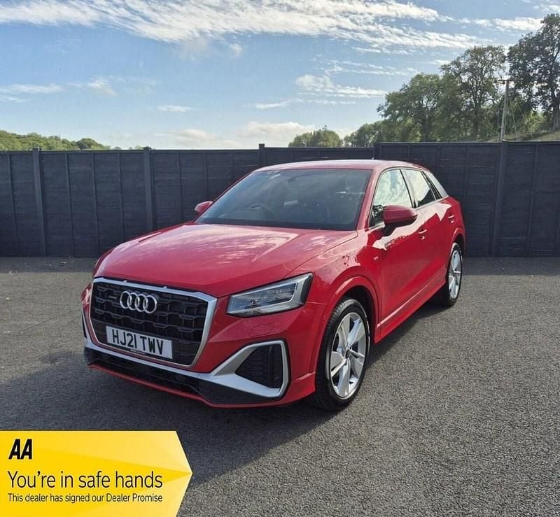 Red Used 2021 Audi Q2 S-Line SUV | £19,999 (Fair price) - Image 1/4