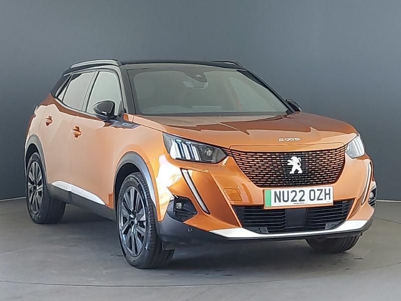 Orange Used 2022 Peugeot e-2008 Premium SUV | £16,498 (A bit pricey) - Image 1/4