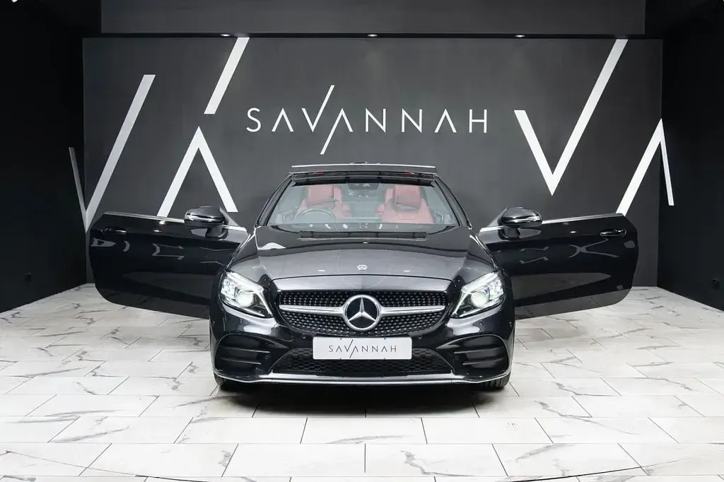 Used Mercedes C200 AMG Line Premium 198 HP (145 kW) 2018 Black Cabriolet