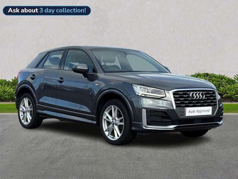 Grey Used 2018 Audi Q2 S-Line SUV | £14,642 (Fair price) - Image 1/4