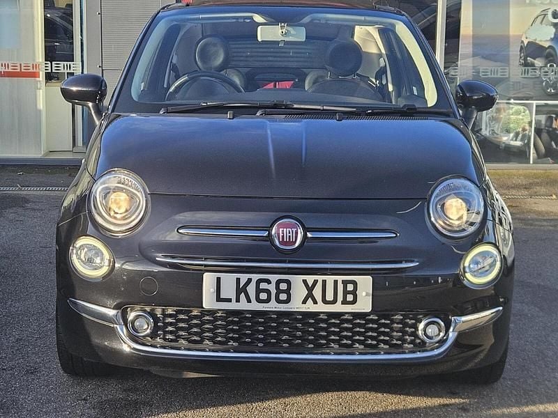 Black Used 2018 Fiat 500C Lounge Cabriolet | £11,395 (Fair price) - Image 1/4