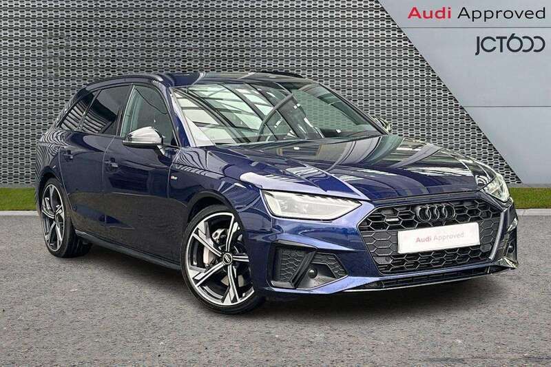 Blue Used 2022 Audi A4 Black Edition Estate | £29,035 (Good price) - Image 1/4