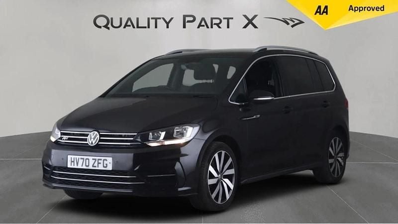 Used VW Touran R-line 150 HP (110 kW) 2020 Black MPV
