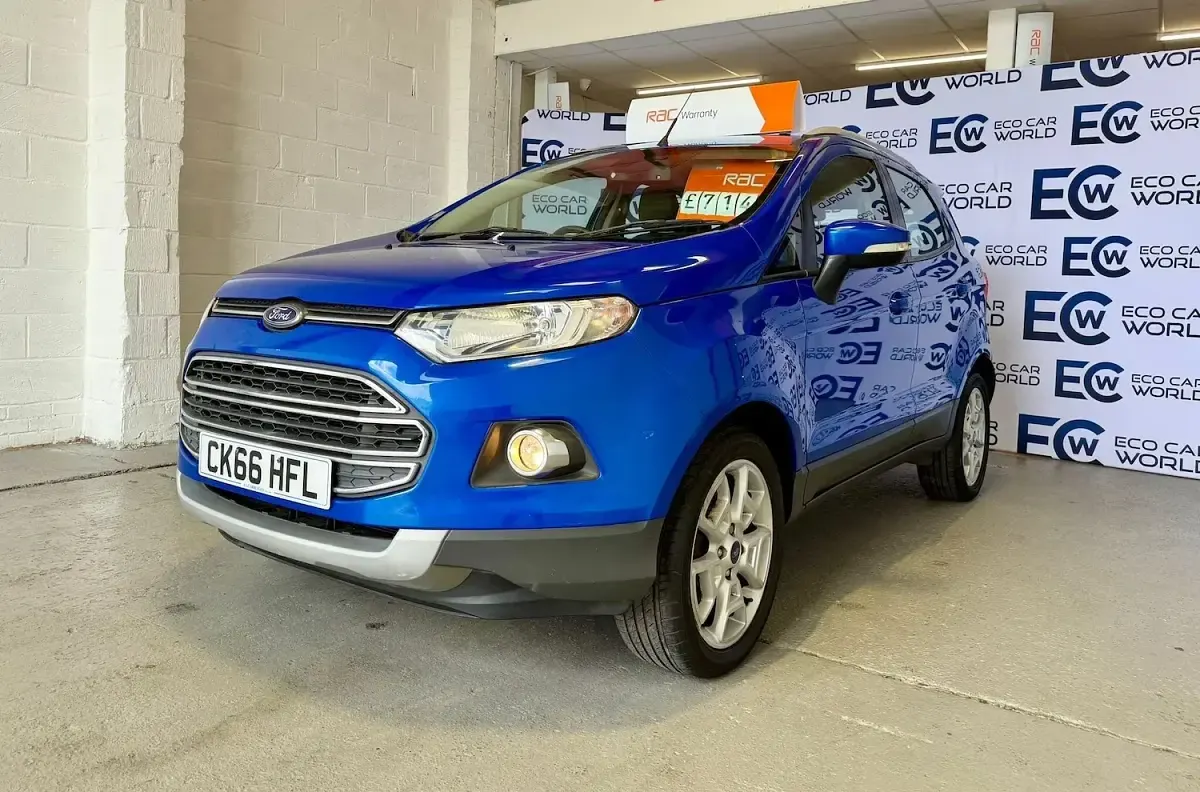 Used Ford Ecosport Titanium 112 HP (82 kW) 2016 Blue SUV