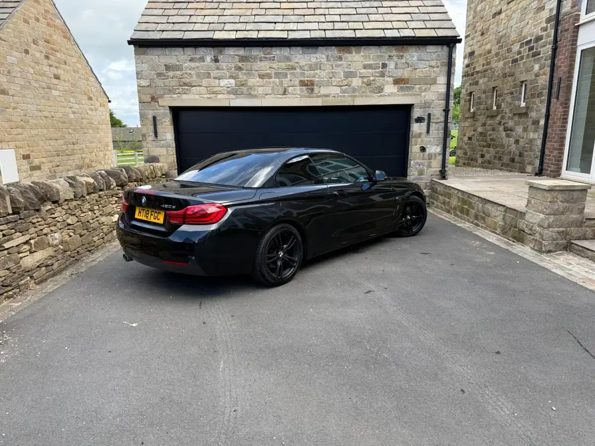 Begagnad BMW 420 M Sport 2018 Svart Cab