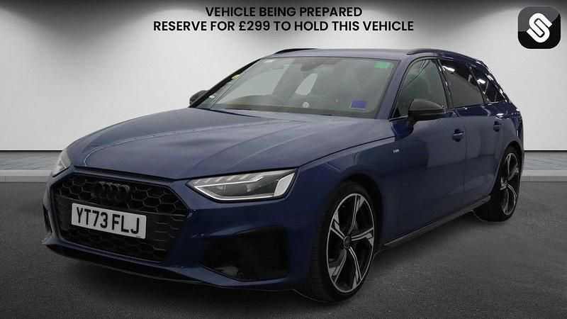 Used Audi A4 Black Edition 204 HP (150 kW) 2023 Ascari blue metallic Estate
