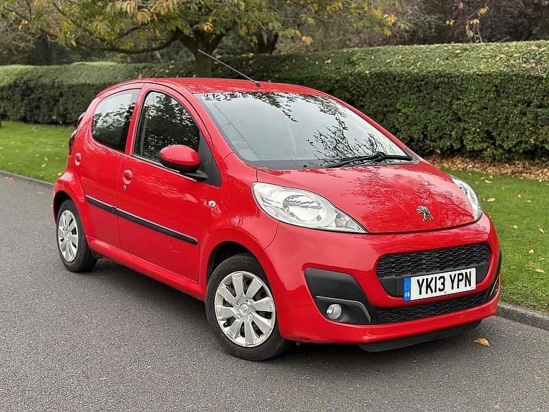 Red Used 2013 Peugeot 107 Active Hatchback | £2,990 (Fair price) - Image 1/4