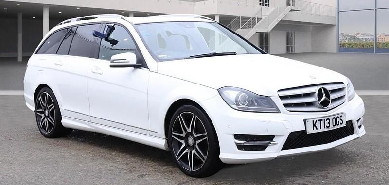 Used Mercedes C350 AMG 2013 White Estate